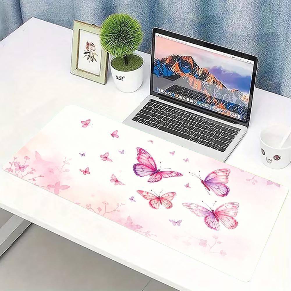 Desk Setup Pc And Laptop - Alfombrilla de Ratón Grande para Juegos