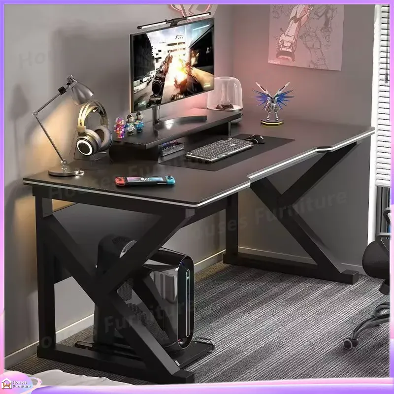 Desk Setup L Shaped - Escritorio de Juegos Metálico para Computadora,