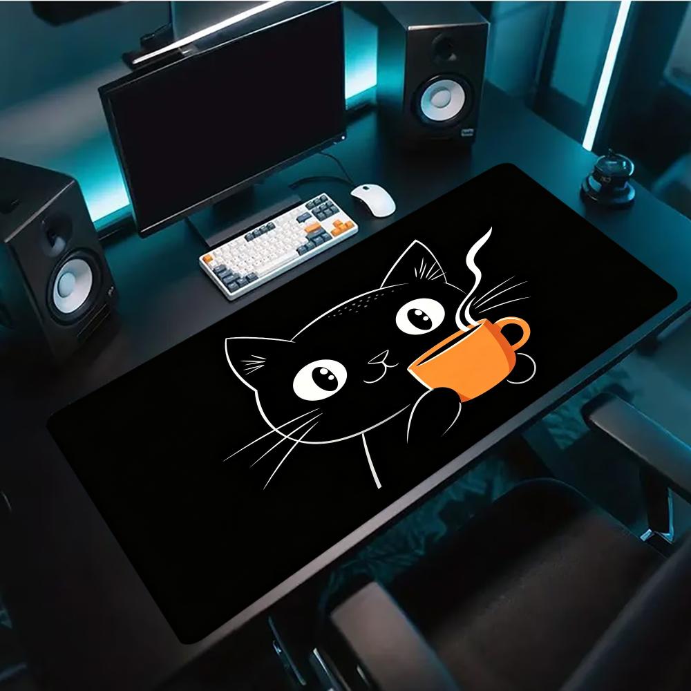 Desk Setup Pc And Laptop - Alfombrilla de Ratón Grande para Juegos