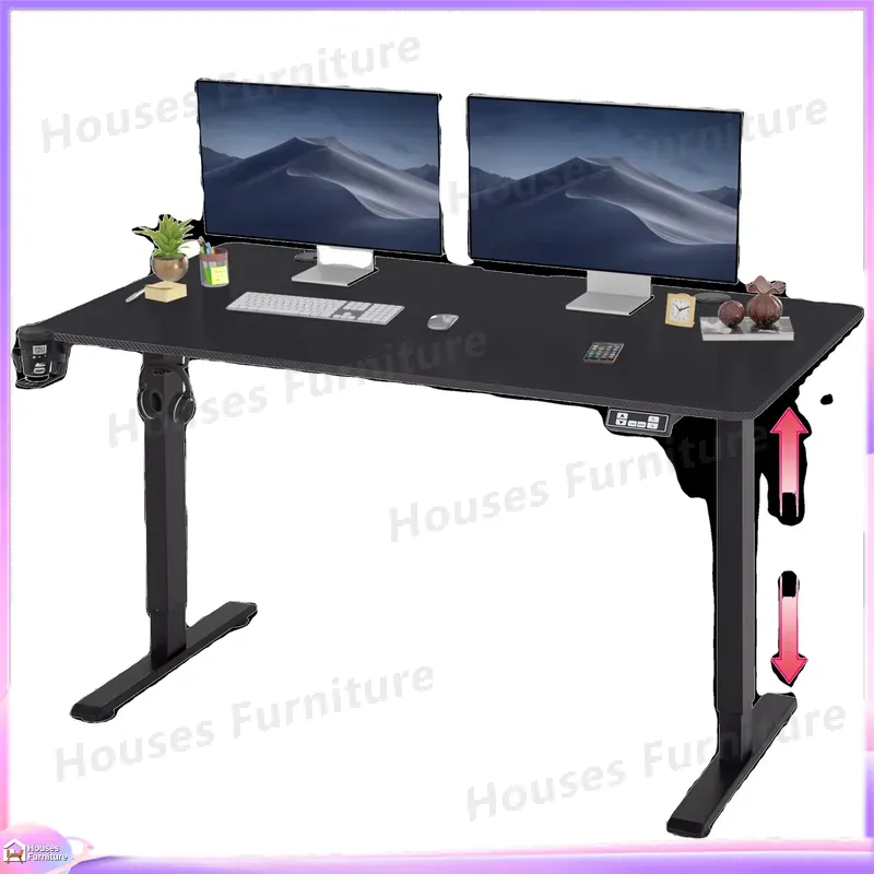 Desk Setup L Shaped - Escritorio Grande para Juegos con Luces