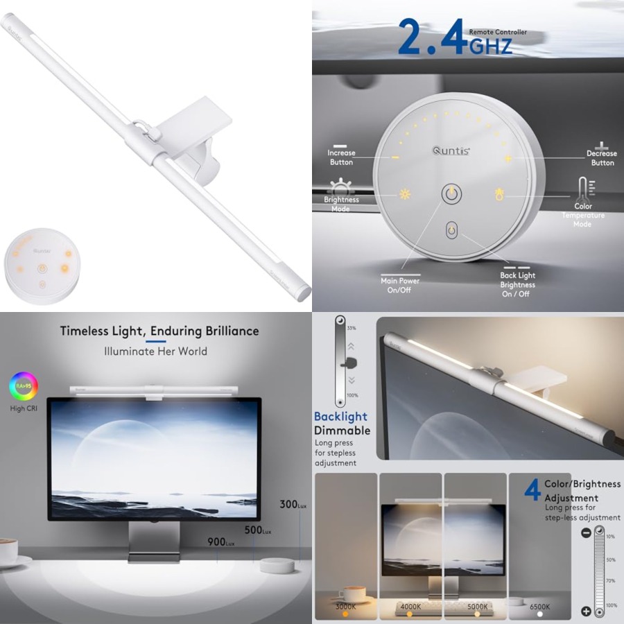 Barra de Luz para Monitor con  - Setup Desk Monitor reseña y precio