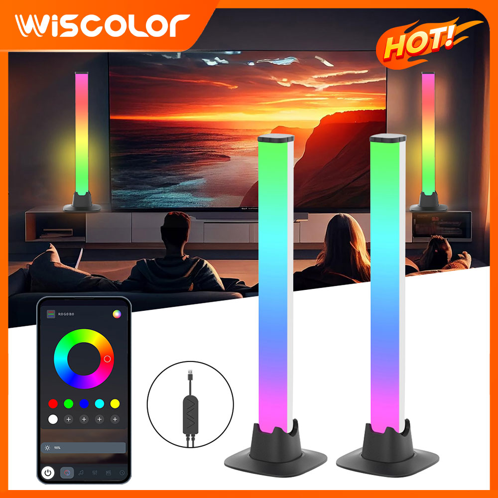 Barra de luces LED RGB con con - Desk Setup With Tv reseña y precio