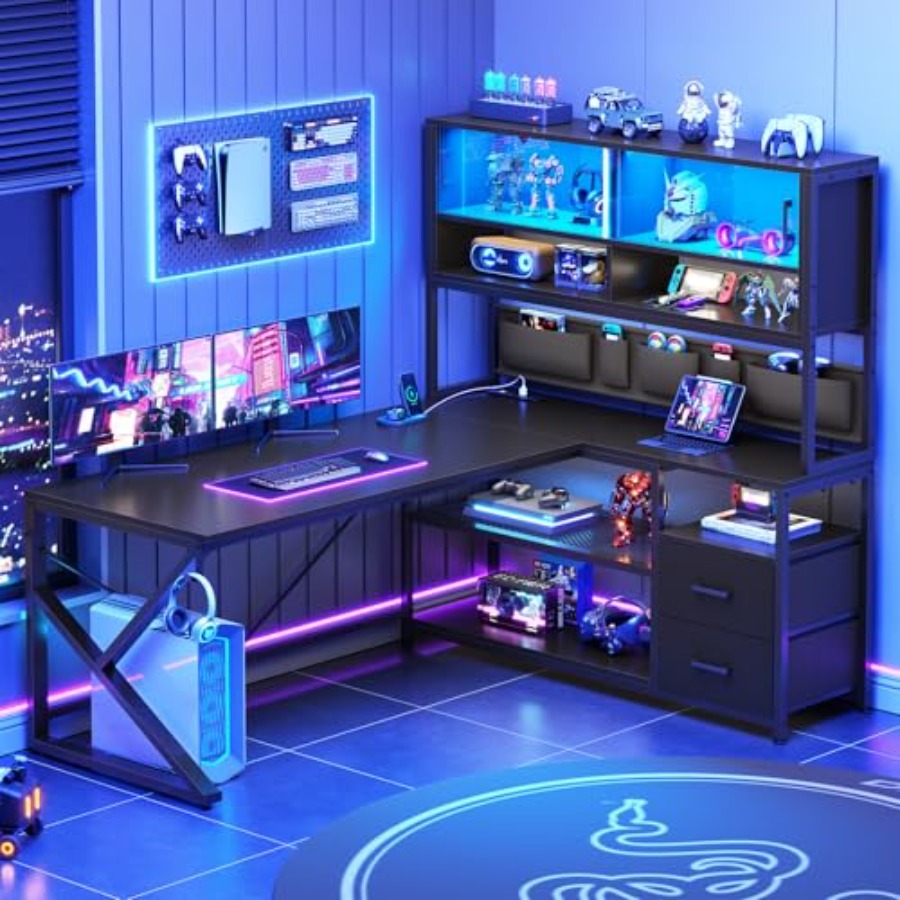 Escritorio para juegos con for - Desk Setup L Shaped reseña y precio