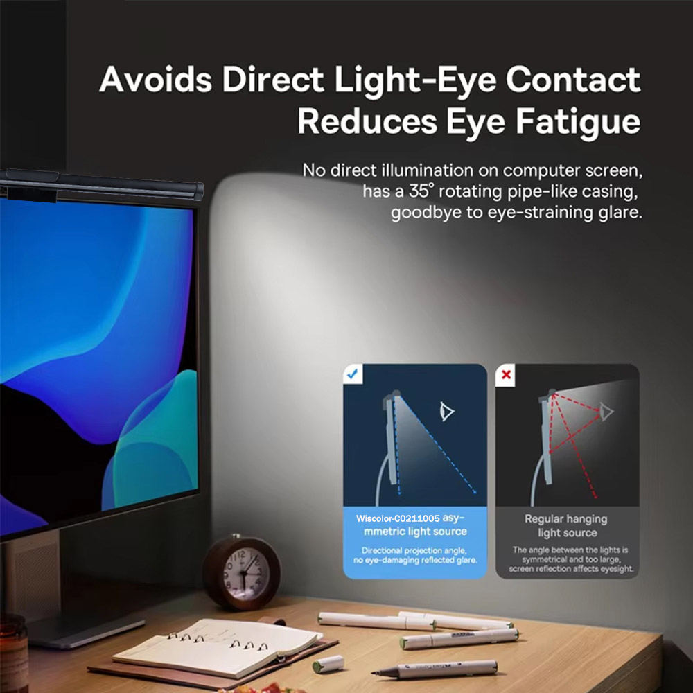 Wiscolor pantalla LED Monitor  - Desk Setup Lamp reseña y precio