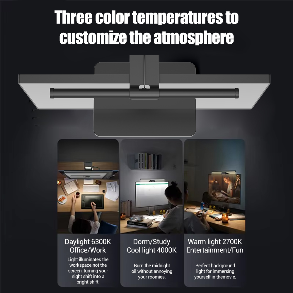 Wiscolor pantalla LED Monitor  - Desk Setup Lamp reseña y precio